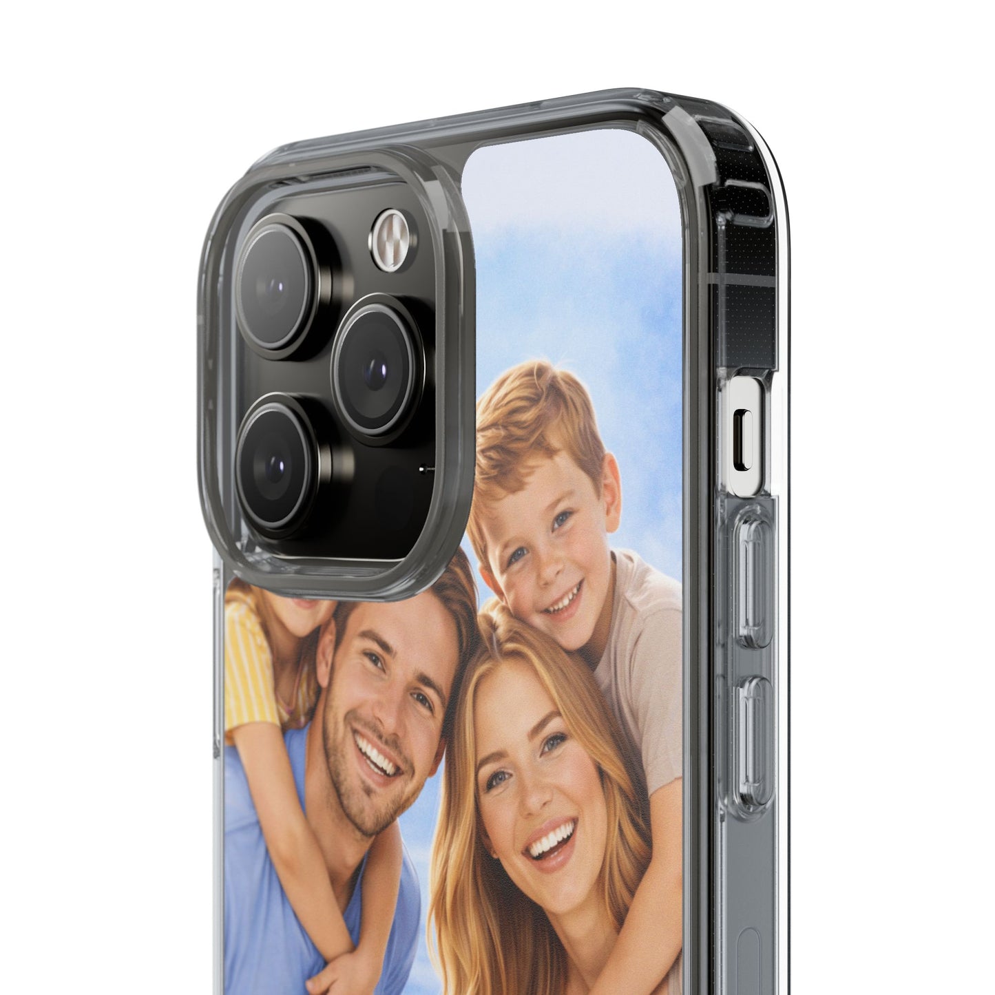 Custom Clear Phone Case – Personalized Photo "Din bild här" Protective Cover