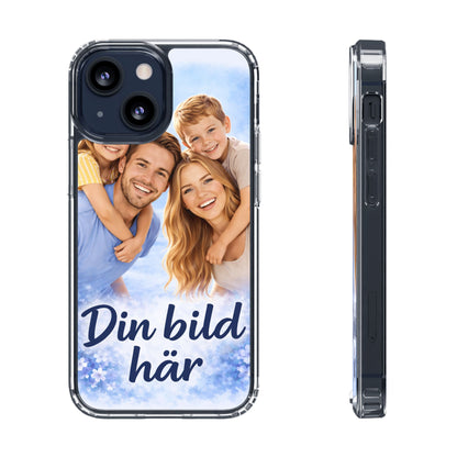 Custom Clear Phone Case – Personalized Photo "Din bild här" Protective Cover