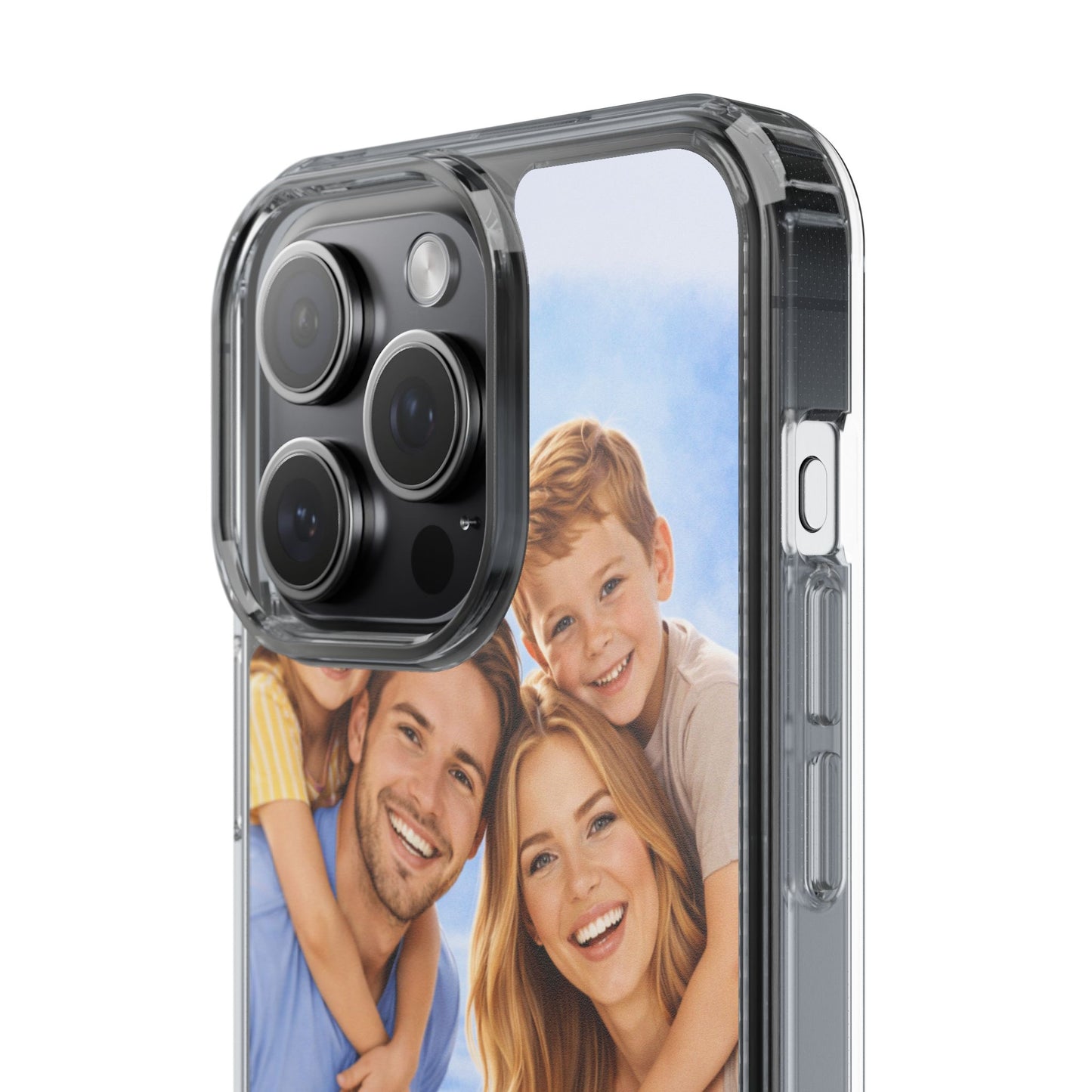 Custom Clear Phone Case – Personalized Photo "Din bild här" Protective Cover