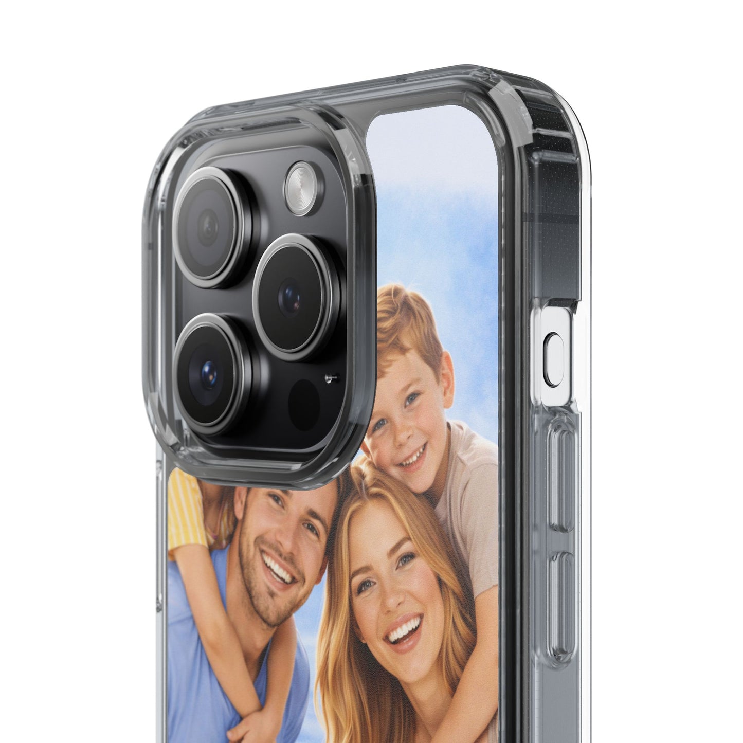Custom Clear Phone Case – Personalized Photo "Din bild här" Protective Cover