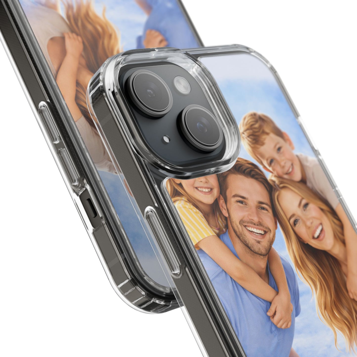 Custom Clear Phone Case – Personalized Photo "Din bild här" Protective Cover