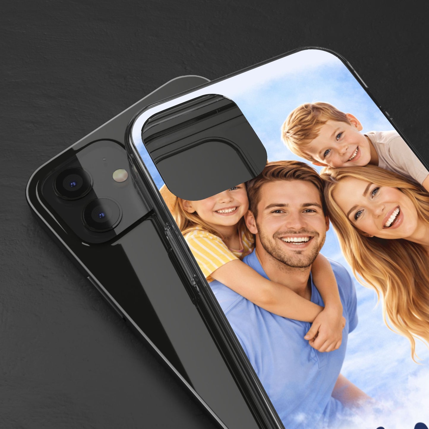 Custom Clear Phone Case – Personalized Photo "Din bild här" Protective Cover