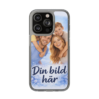 Custom Clear Phone Case – Personalized Photo "Din bild här" Protective Cover