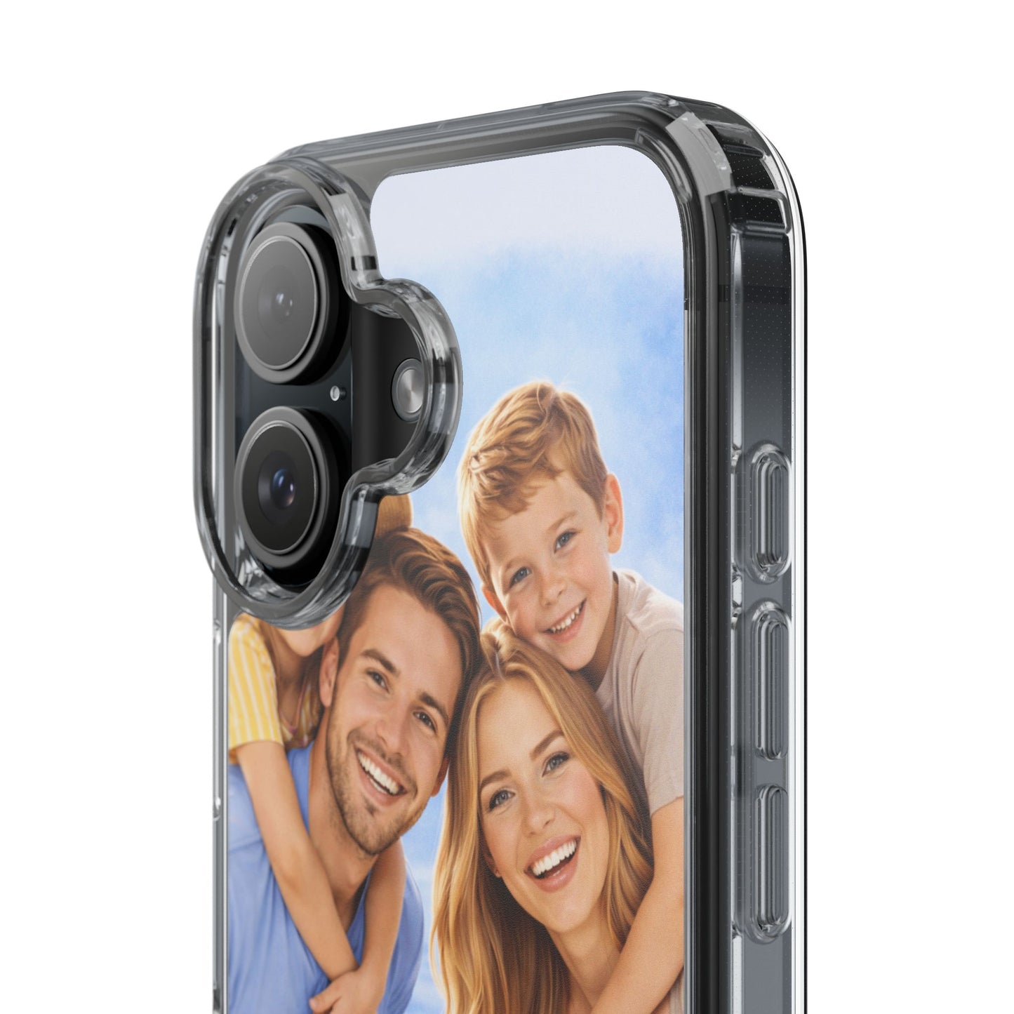 Custom Clear Phone Case – Personalized Photo "Din bild här" Protective Cover