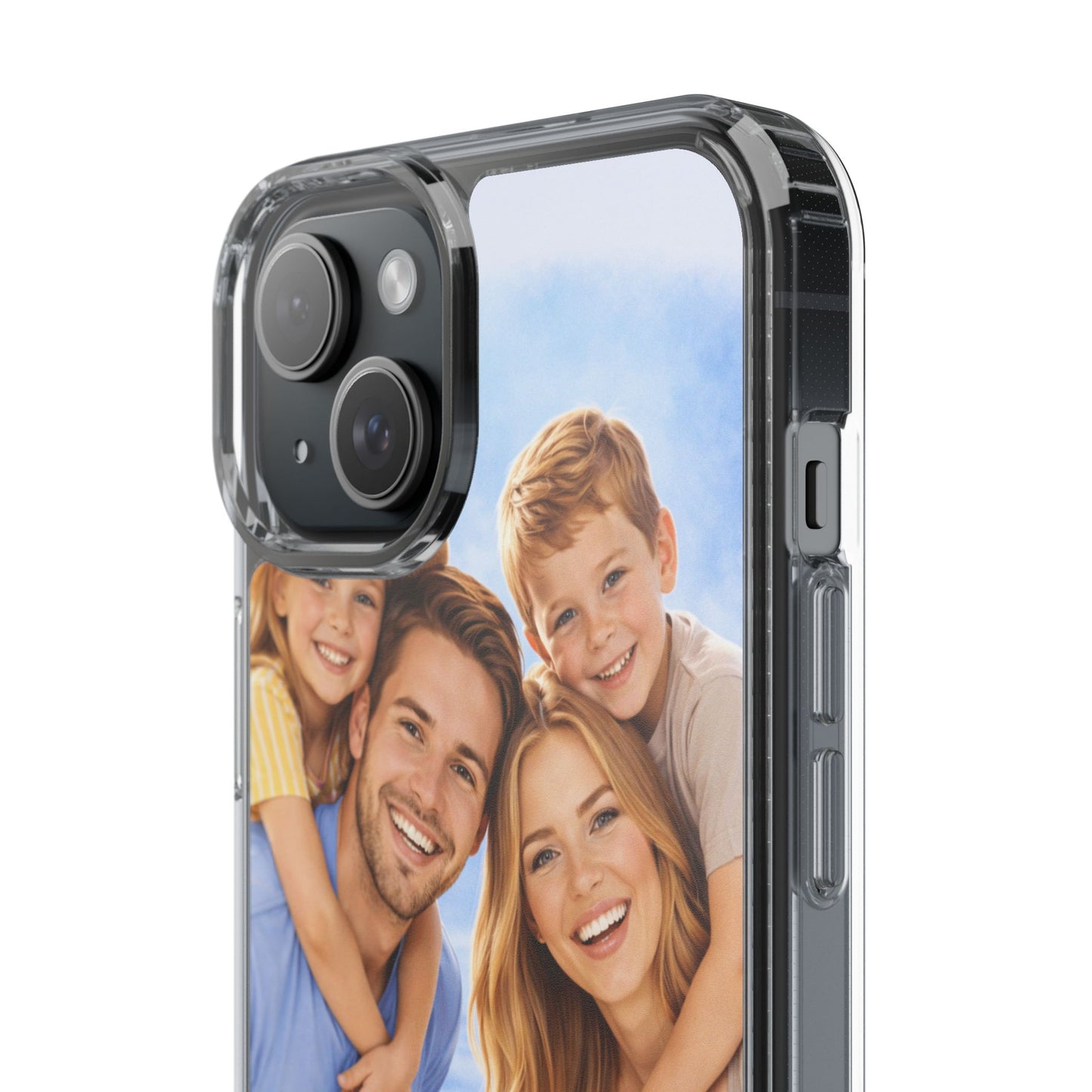 Custom Clear Phone Case – Personalized Photo "Din bild här" Protective Cover