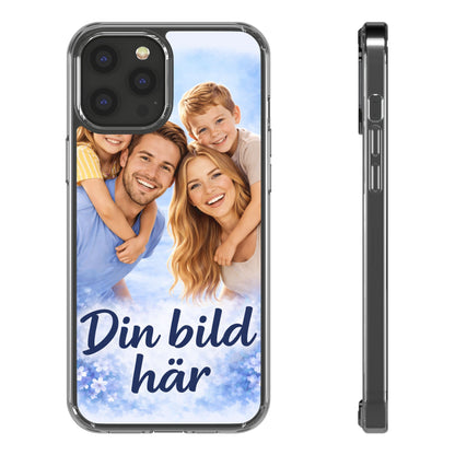 Custom Clear Phone Case – Personalized Photo "Din bild här" Protective Cover