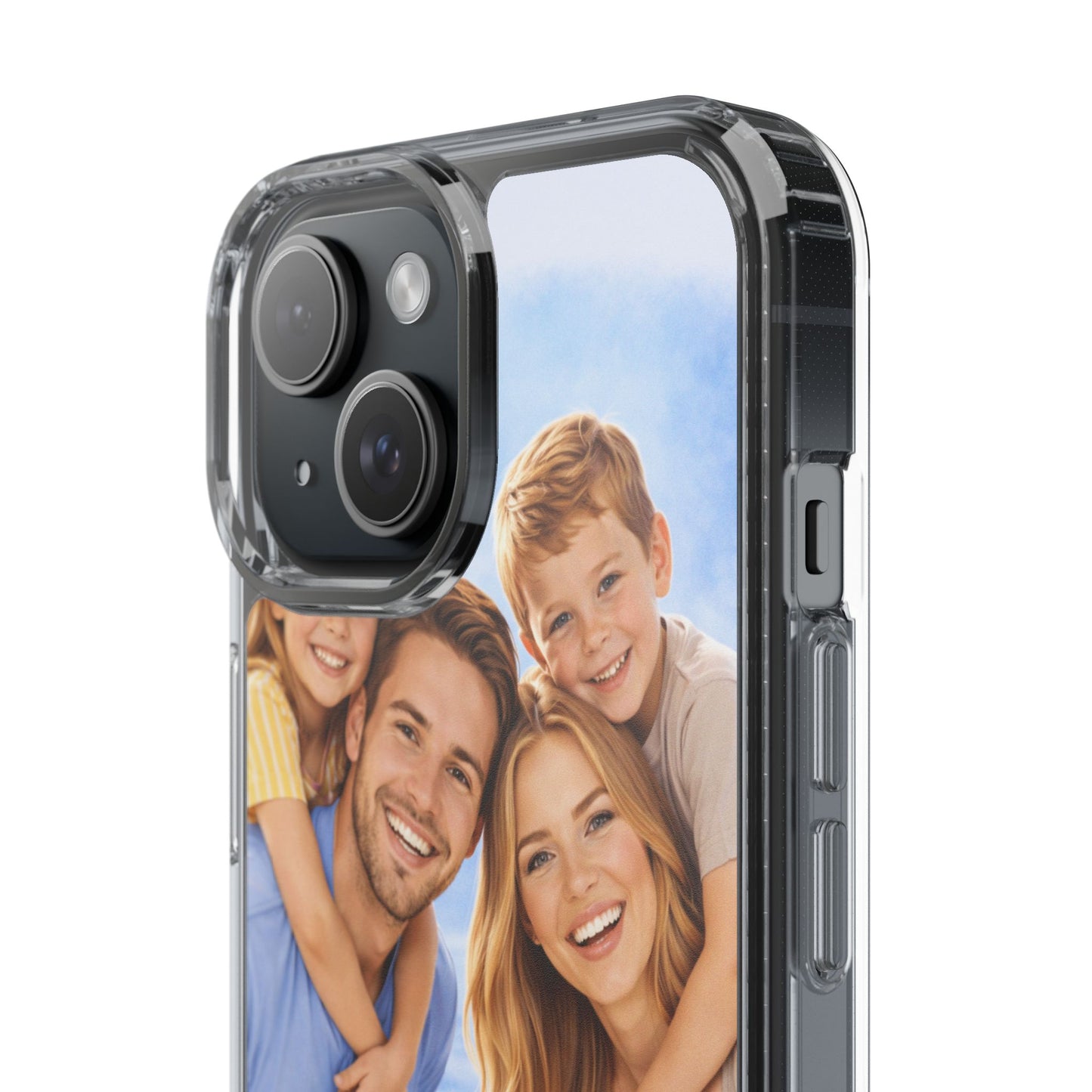 Custom Clear Phone Case – Personalized Photo "Din bild här" Protective Cover