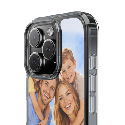 Custom Clear Phone Case – Personalized Photo "Din bild här" Protective Cover