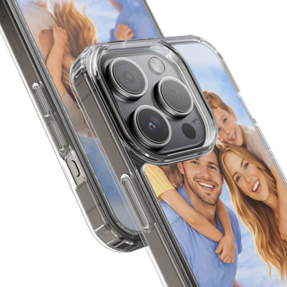 Custom Clear Phone Case – Personalized Photo "Din bild här" Protective Cover