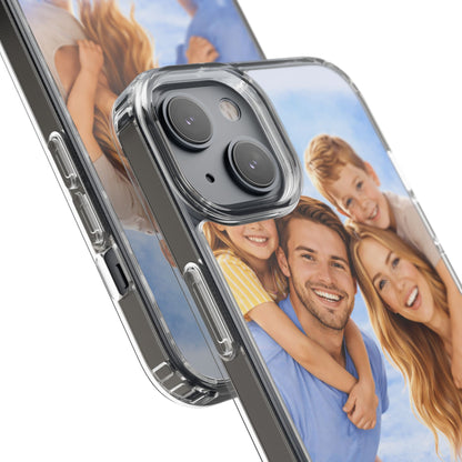 Custom Clear Phone Case – Personalized Photo "Din bild här" Protective Cover