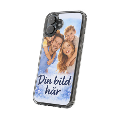 Custom Clear Phone Case – Personalized Photo "Din bild här" Protective Cover