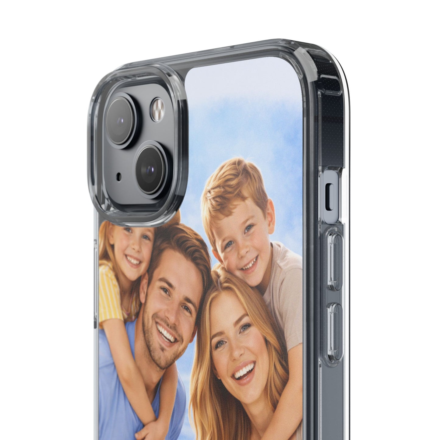 Custom Clear Phone Case – Personalized Photo "Din bild här" Protective Cover