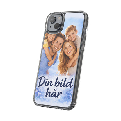Custom Clear Phone Case – Personalized Photo "Din bild här" Protective Cover