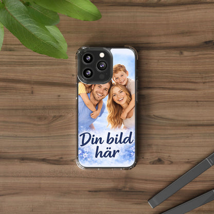 Custom Clear Phone Case – Personalized Photo "Din bild här" Protective Cover