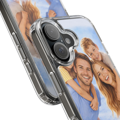 Custom Clear Phone Case – Personalized Photo "Din bild här" Protective Cover