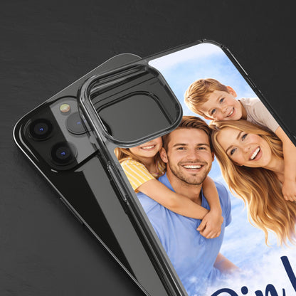 Custom Clear Phone Case – Personalized Photo "Din bild här" Protective Cover