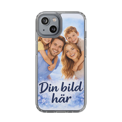 Custom Clear Phone Case – Personalized Photo "Din bild här" Protective Cover
