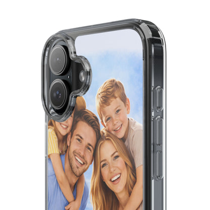 Custom Clear Phone Case – Personalized Photo "Din bild här" Protective Cover