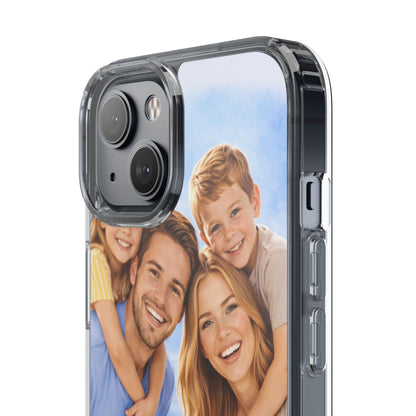 Custom Clear Phone Case – Personalized Photo "Din bild här" Protective Cover