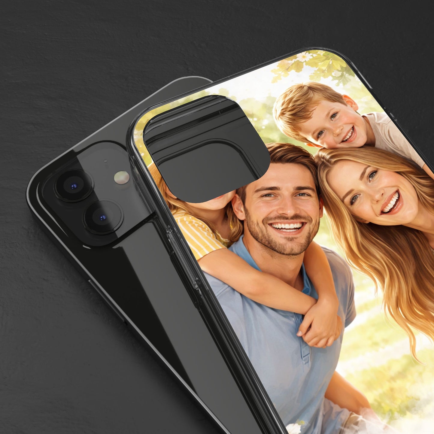 Personalized Clear Phone Case — 'Din bild här' Custom Photo iPhone Case