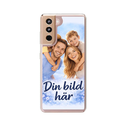 Custom Clear Phone Case – Personalized Photo "Din bild här" Protective Cover