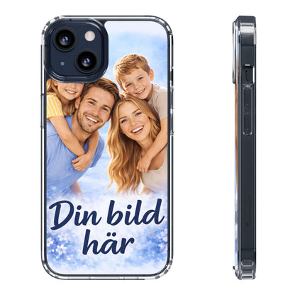 Custom Clear Phone Case – Personalized Photo "Din bild här" Protective Cover