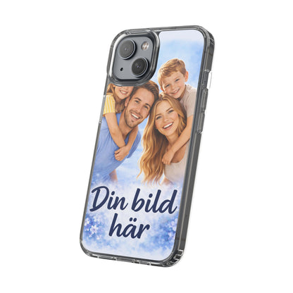 Custom Clear Phone Case – Personalized Photo "Din bild här" Protective Cover