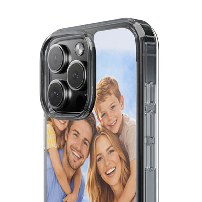 Custom Clear Phone Case – Personalized Photo "Din bild här" Protective Cover
