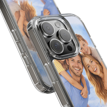 Custom Clear Phone Case – Personalized Photo "Din bild här" Protective Cover